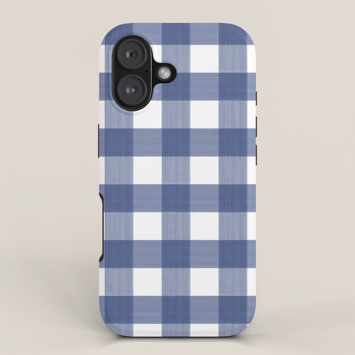 Blue Buffalo Check iPhone Case Gallery Image 1