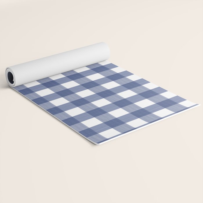 Blue Buffalo Check Yoga Mat Gallery Image 2