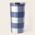 Blue Buffalo Check Travel Mug Gallery Image 1