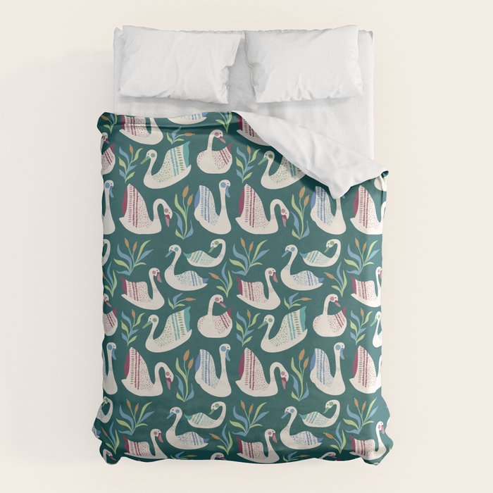 Swans Pond Duvet Cover Gallery Image 6