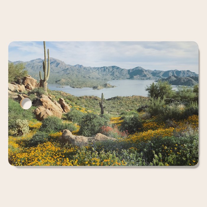 Arizona Blooms Cutting Board Gallery Image 1