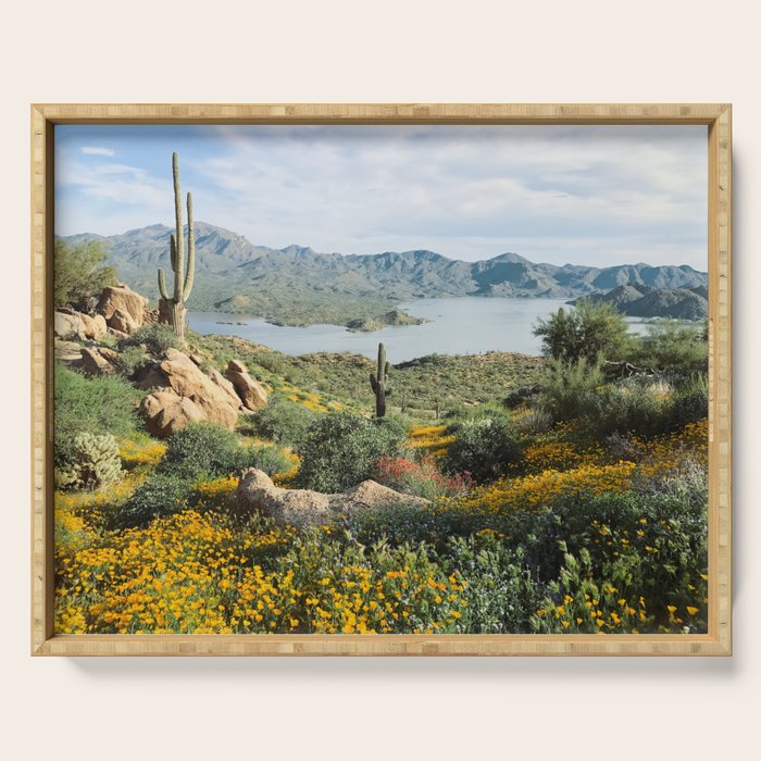 Arizona Blooms Serving Tray Gallery Image 1