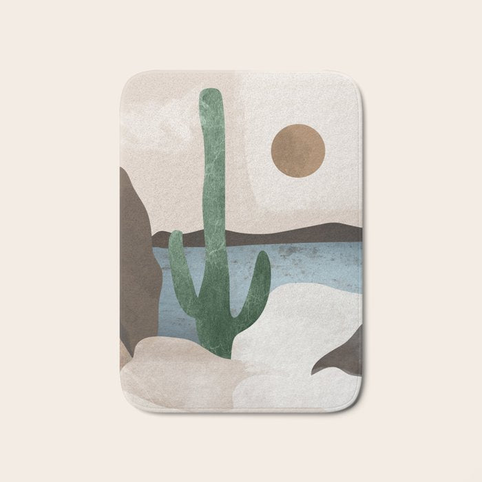 Cactus Bath Mat Gallery Image 1