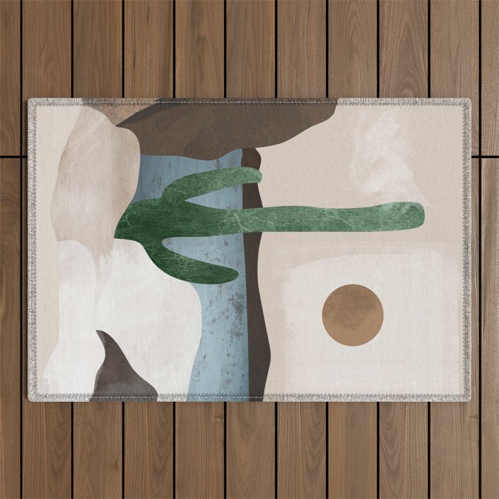 Cactus Outdoor Rug Gallery Image 1