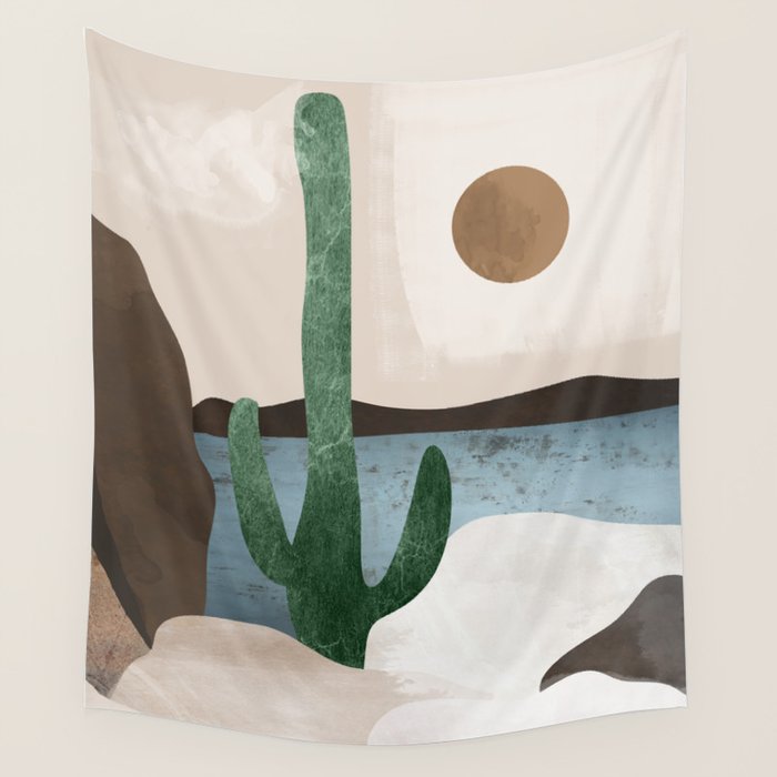 Cactus Wall Tapestry Gallery Image 4