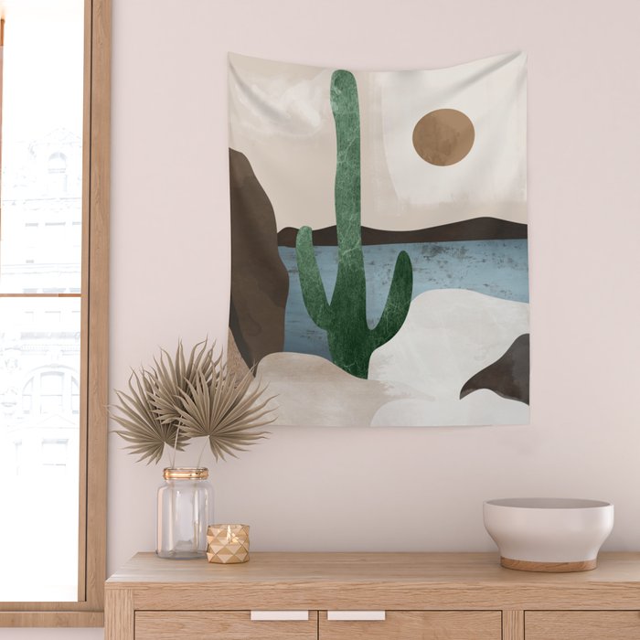 Cactus Wall Tapestry Gallery Image 2