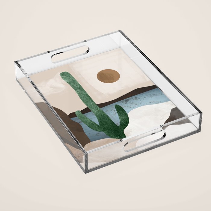Cactus Acrylic Tray Gallery Image 1