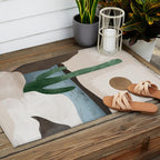 Cactus Outdoor Rug Gallery Image 2