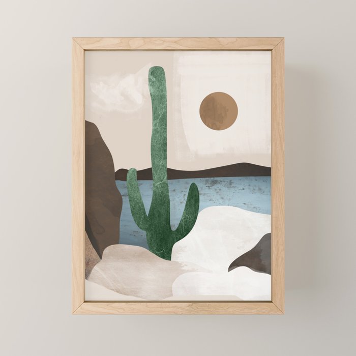 Cactus Mini Art Print Gallery Image 1