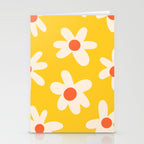 Happy Golden Daisies | Yellow Daisies | Summer Flowers Stationery Card Gallery Image 2