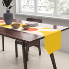Happy Golden Daisies | Yellow Daisies | Summer Flowers Table Runner Gallery Image 2