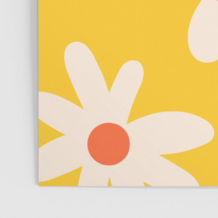 Happy Golden Daisies | Yellow Daisies | Summer Flowers Poster Gallery Image 3