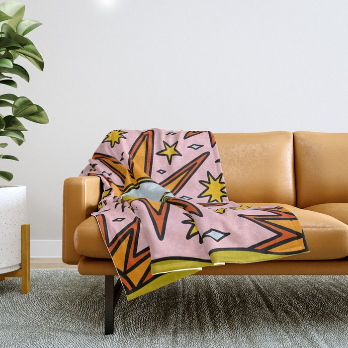 Yin Yang Sun Throw Blanket Gallery Image 1