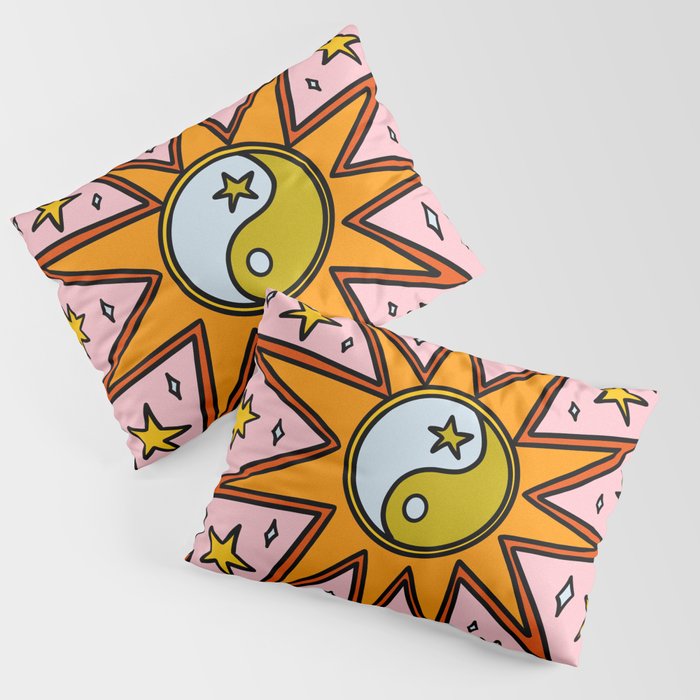 Yin Yang Sun Pillow Sham Gallery Image 1