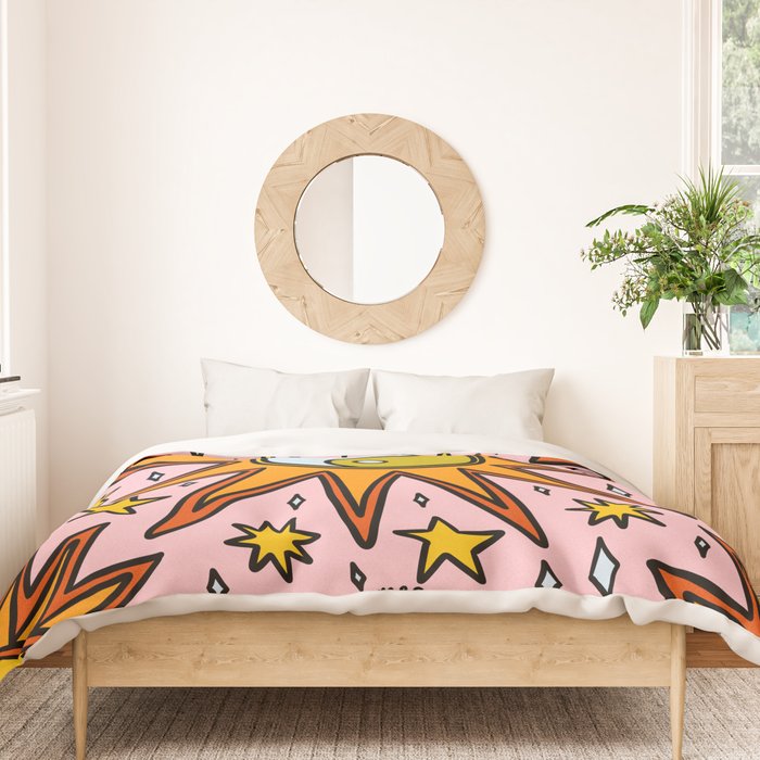 Yin Yang Sun Duvet Cover Gallery Image 3
