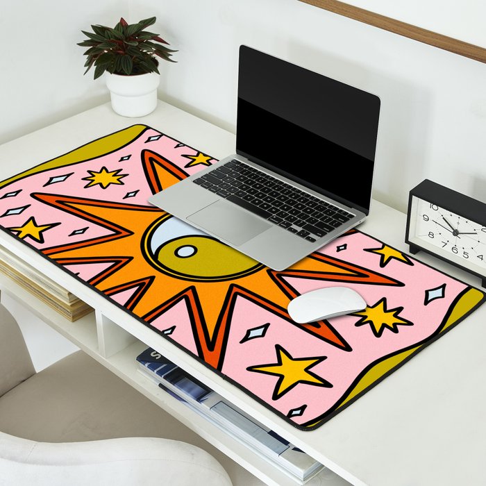Yin Yang Sun Desk Mat Gallery Image 2