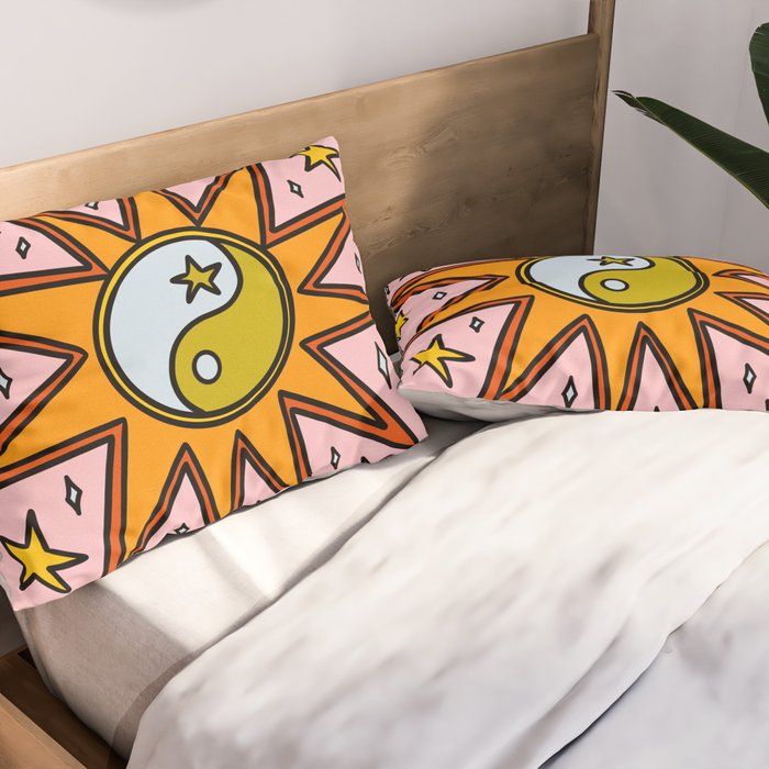 Yin Yang Sun Pillow Sham Gallery Image 2