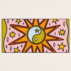 Yin Yang Sun Desk Mat Gallery Image 3