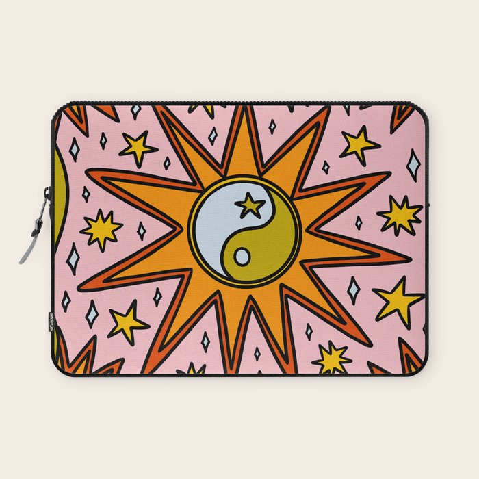 Yin Yang Sun Laptop Sleeve Gallery Image 1