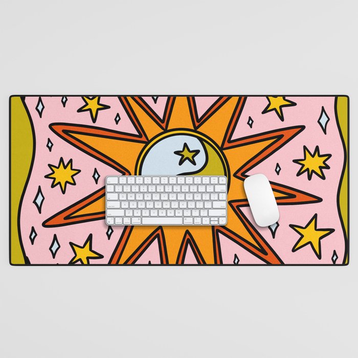 Yin Yang Sun Desk Mat Gallery Image 1