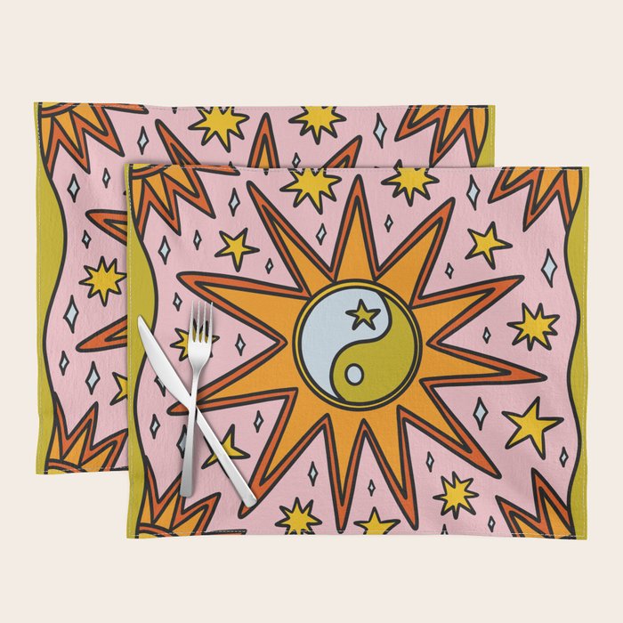 Yin Yang Sun Placemat Gallery Image 1
