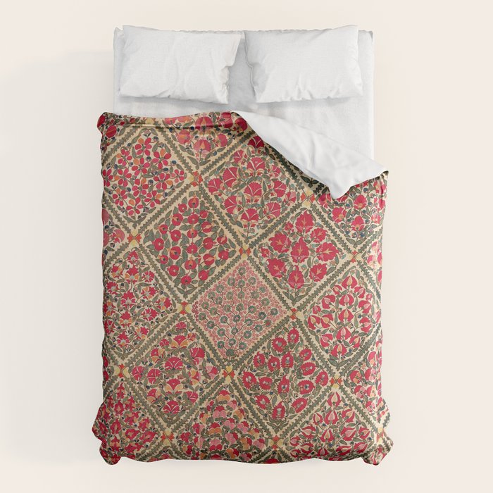 Zarafshan Suzani Uzbekistan Embroidery Print Duvet Cover Gallery Image 6