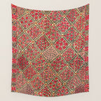Zarafshan Suzani Uzbekistan Embroidery Print Wall Tapestry Gallery Image 4