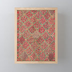 Zarafshan Suzani Uzbekistan Embroidery Print Mini Art Print Gallery Image 1