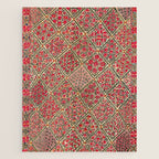 Zarafshan Suzani Uzbekistan Embroidery Print Jigsaw Puzzle Gallery Image 1