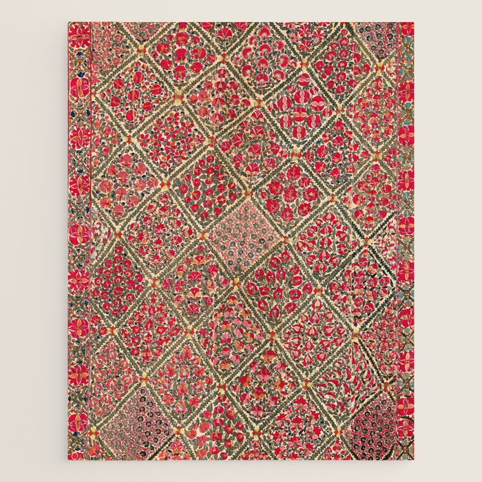 Zarafshan Suzani Uzbekistan Embroidery Print Jigsaw Puzzle Gallery Image 1