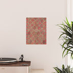 Zarafshan Suzani Uzbekistan Embroidery Print Poster Gallery Image 2