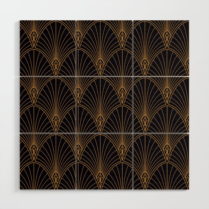 1920s Revival Wood Wall Art