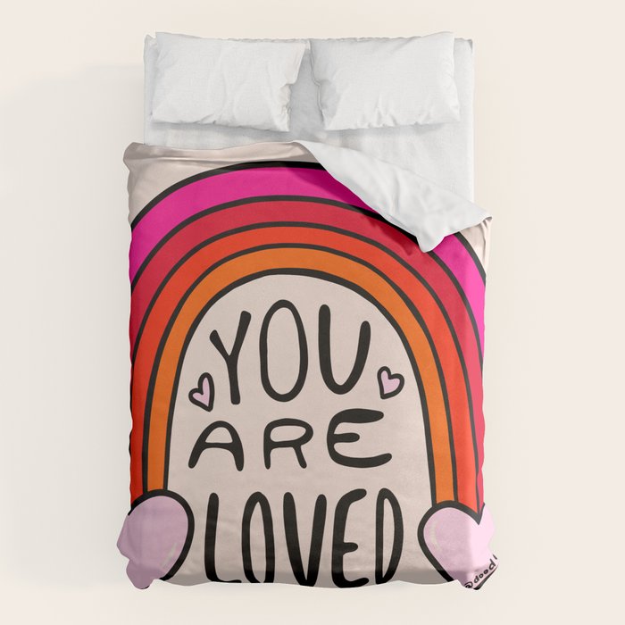 You Are Loved Duvet Cover Gallery Image 6