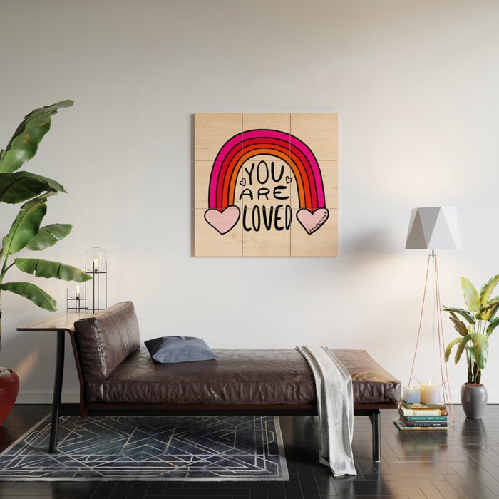 You Are Loved Wood Wall Art Gallery Image 2