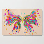 EttaVee Confetti Butterly Beige Cutting Board Gallery Image 1