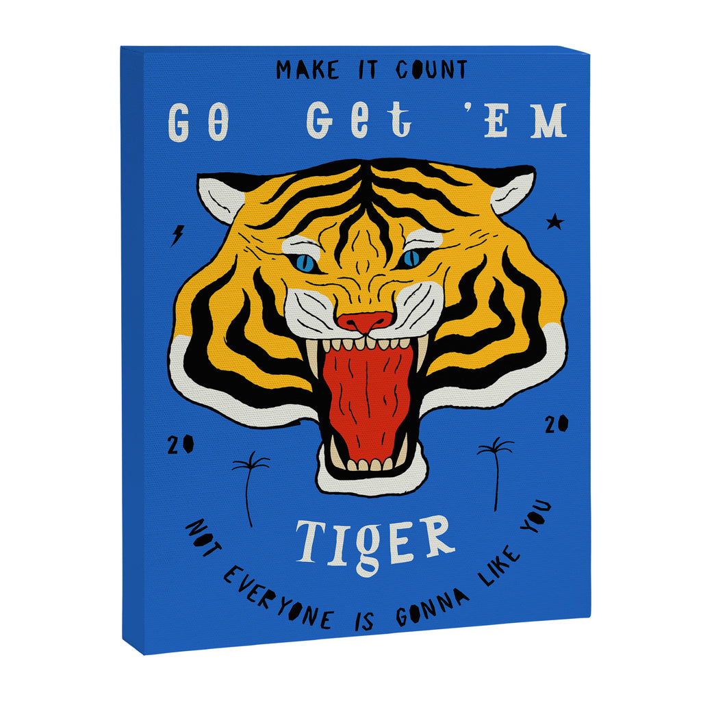 Go Get 'Em Tiger Canvas Print Gallery Image 6