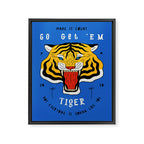 Go Get 'Em Tiger Framed Canvas Print Gallery Image 6