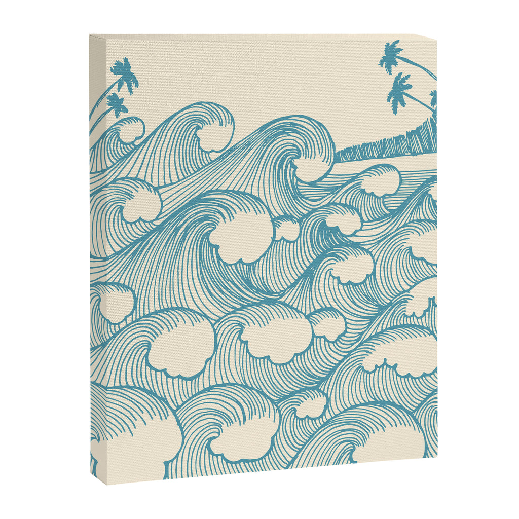 Waves Canvas Print Gallery Image 3