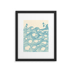 Waves Framed Art Print Gallery Image 4