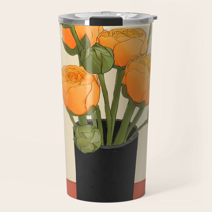 Tulip Bouquet Gift 7 Travel Mug Gallery Image 1