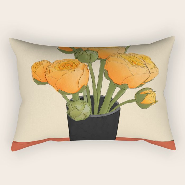 Tulip Bouquet Gift 7 Rectangular Pillow Gallery Image 2