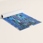 Gustav Klimt Stoclet Frieze, Blue Yoga Mat Gallery Image 2