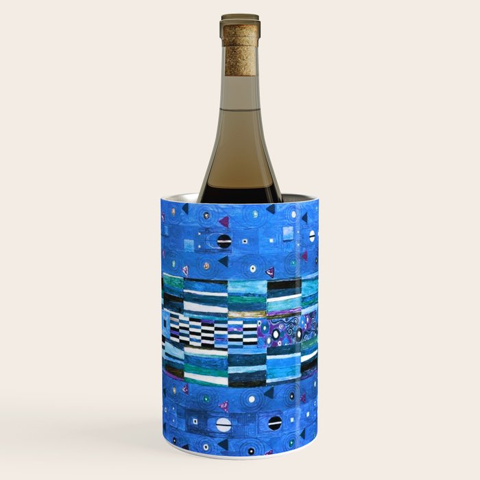 Gustav Klimt Stoclet Frieze, Blue Wine Chiller Gallery Image 1