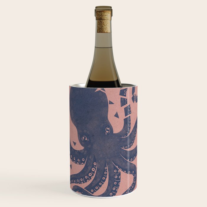 Octopus in the Deep Pastel Version Wine Chiller Gallery Image 1