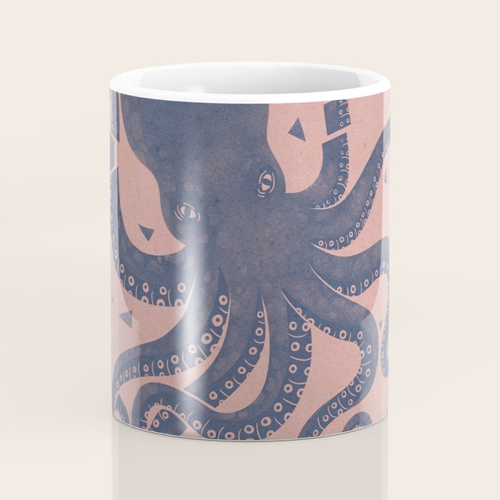 Octopus in the Deep Pastel Version Coffee Mug Gallery Image 4
