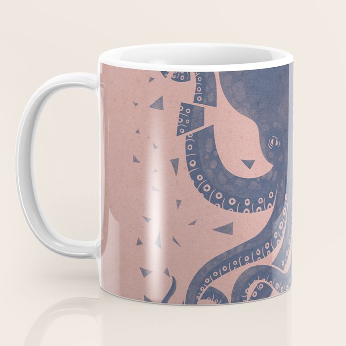Octopus in the Deep Pastel Version Coffee Mug Gallery Image 3