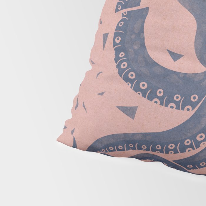 Octopus in the Deep Pastel Version Pillow Sham Gallery Image 4