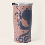 Octopus in the Deep Pastel Version Travel Mug Gallery Image 3