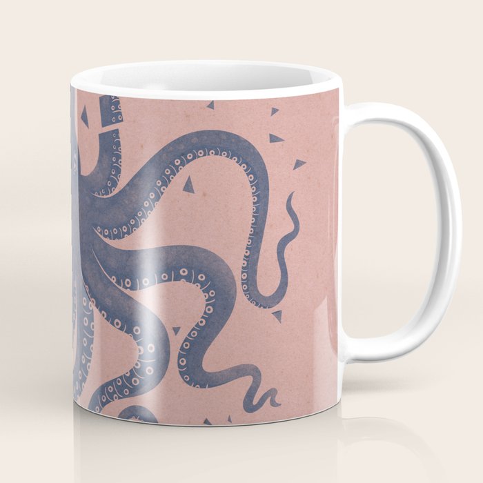 Octopus in the Deep Pastel Version Coffee Mug Gallery Image 1