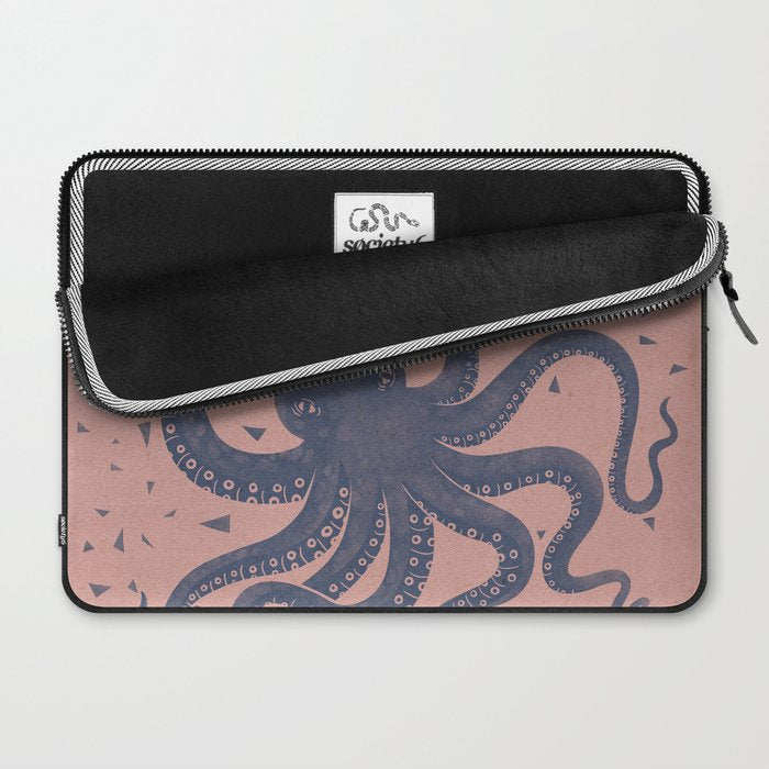 Octopus in the Deep Pastel Version Laptop Sleeve Gallery Image 2